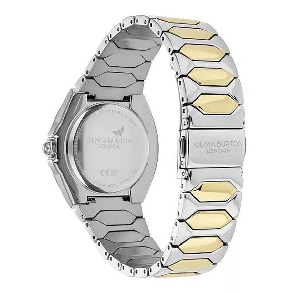 Olivia Burton London Women’s Analog Quartz Watch Two-Tone SS Bracelet 30mm